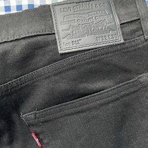 Levi's Jet Black Denim Jeans 32x 30